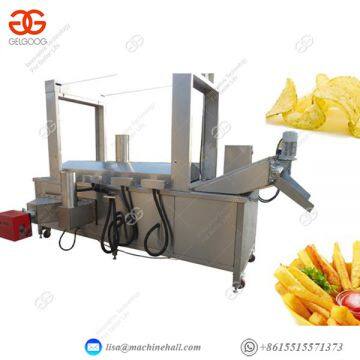 Continuous Frying Machine Potato Fryer Machine Industrial Snacks Potato Chips Batch Fryers photo-2