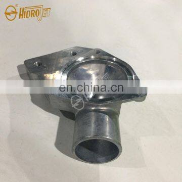 6BG1 Engine Part Upper Thermostat Seat Thermostat Housing Cover With Curve