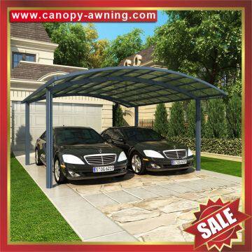 USA hot sale alu aluminum pc polycarbonate parking cars canopy carport shelter cover awning canopies for sale