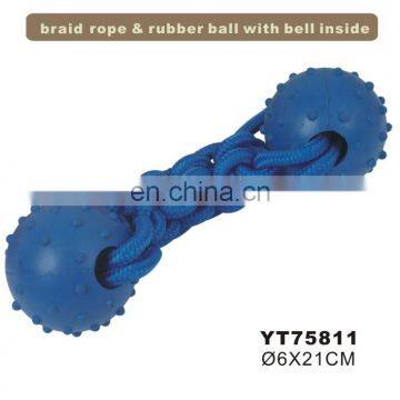 Indestructible Durable Rubber Pet Squeaky Dog Toy Ball photo-5