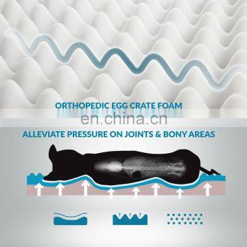 Manufacturer Modern Cushion Cooling Waterproof Sleeper Dog Orthopedic Memory Foam Lucky Pet Mat Bed photo-5