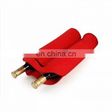 Custom Double Bottle Felt Wine Bag for Promotion photo-5