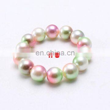 Girl Magnificent Bracelet Children Kids Mermaid Beads Bubblegum Jewelry 12Colors photo-5