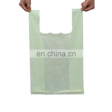 China factory 2020 very high quality 100% biodegradable compostable t shirt bags with certificated