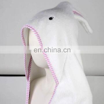 Ultra soft hooded animal bath towels hooded baby towel and washcloth gift set for newborn