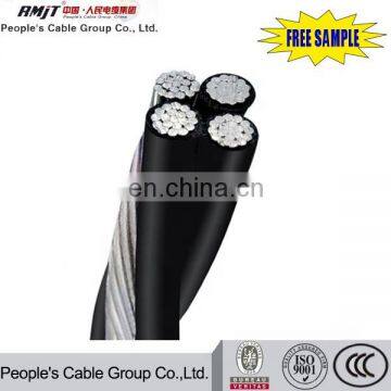 Twisted LV Cable Triplex Aluminium HDPE Insulated Overhead 1/0 AWG Cable Offer To Malaysia photo-5