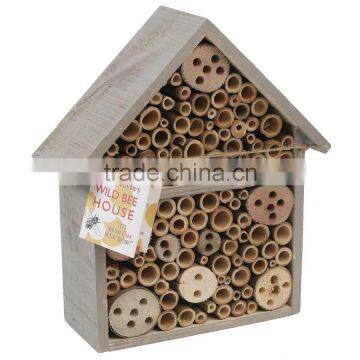 Custom unpainted rustic wood bee house, antique wooden bee houses                        
                                                Quality Choice