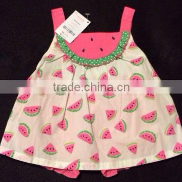 LovelyBabies wholsale Watermelon Darling Top & Bloomers Set Size from 0month to 12month