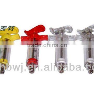 veterinary plastic steel syringe