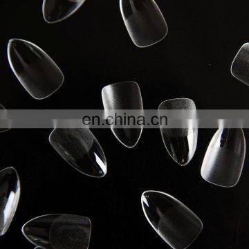 Clear nature Practice Display Thin coffin shape Nail Tips