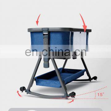 Multifunction Baby Crib Portable Bedside Sleeper Foldable Lightweight Bassinet photo-4