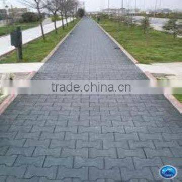 outdoor driveway rubber floor tile