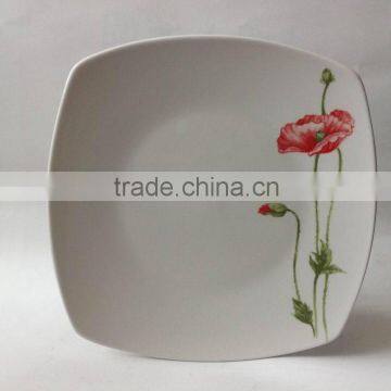 china wholesale square porcelain dinnerware plates