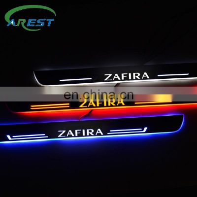 LED Car Door Sill Scuff Plates for Opel ZAFIRA A MPV (T98) 1999-2005 Acrylic Door Threshold Guard Cover Trim Car Accessories