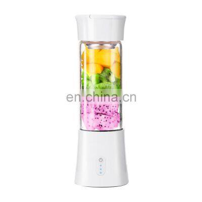 New USB Rechargeable 380ml Fruit Smoothie Mixing Portable Blender Juicer