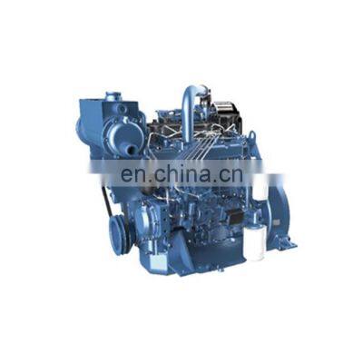 In stock 4.5L 40kw 1500rpm 4 cylinders  brand new Weichai diesel engine WP4C54-15 use for marine