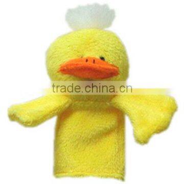 10cm kids duck plush finger puppet