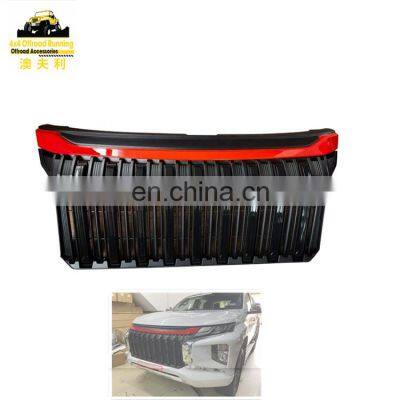 new Auto Accessories Modified High  Front Bumper grille Auto Grille   For Triton L200 2019 2020