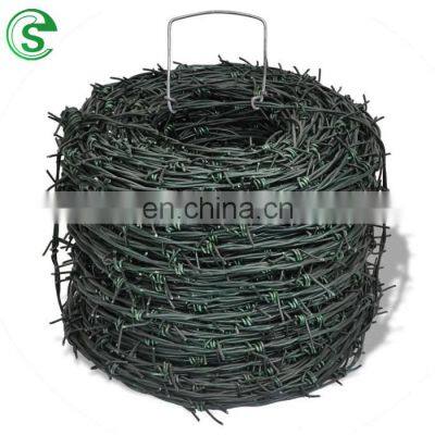 Wholesale cheap price galvanized/pvc coated  iron barbed wire roll