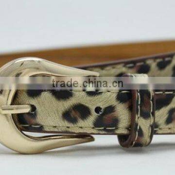 Fashion ladies leopard printing PU waist belt