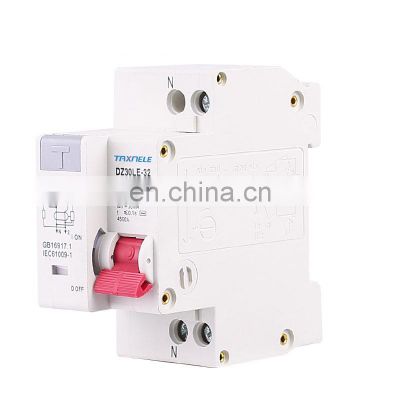 DZ30LE-32 DPNL 230V 1P+N Residual current Leakage Circuit breaker Leakage protection RCBO MCB,automatic voltage protector