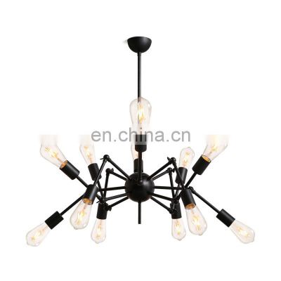 America spider Lamp retro industrial personality chandelier lamps