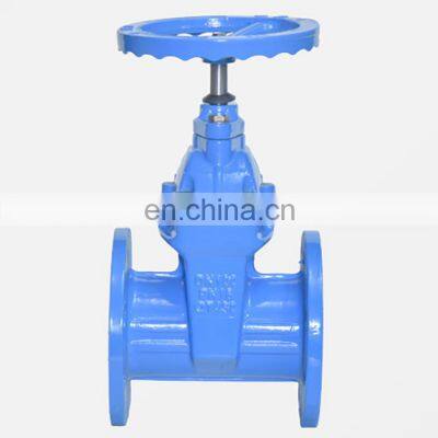 Actuator Gearbox Dn80 Ductile Iron Soft Seal Steel Gate For Water Oil And Natural Gas Use Flange Brake Valve