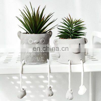 Nordic Ins Wind Simulation of Green Plant Stilts Potted Decoration Clapboard Decoration photo-4