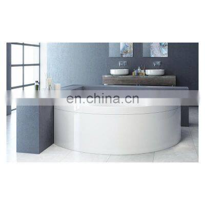 Factory Black Floor Standing Bath Shower Tub photo-2