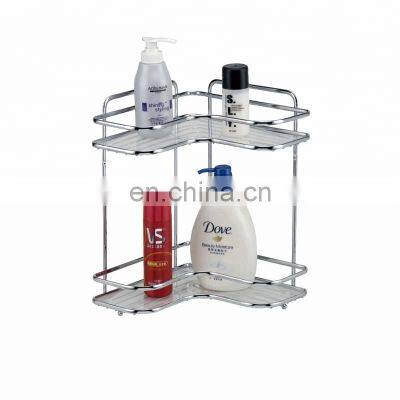 Великолепный потрясающий металлический проволочный стеллаж для ванной комнаты объемом 2 л с хромированным покрытием photo-1