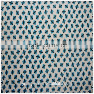 Polyester spandex print fabric