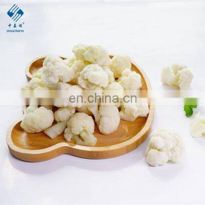 Sinochrm BRC Certified High Quality 20-40mm 30-50mm 40-60mm Fresh Crisp IQF Frozen Cauliflower