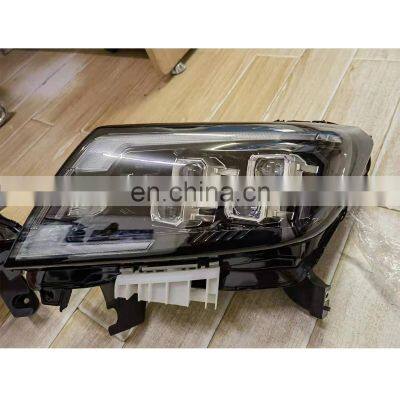 Headlights Head Lamps for NISSAN NAVARA NP300 2016-2019 Year Converted to the Latest LED 4 Lens Headlight Appearance