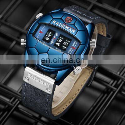 Kademan 9099 New Dual Display Wristwatch Waterproof Time Chrono Functional Watches Men Classic photo-5