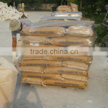 Calcium Carbonate Coated Acid Stearic 0.7-1%, Super Fine 98% CaCO3 Use for Plastic, Rubber