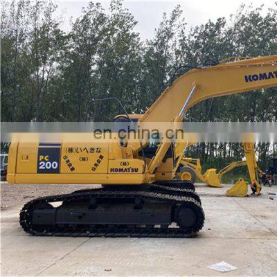 High quality Japan komatsu 20ton crawler excavator komatsu pc200-7 pc220-7 digging machine