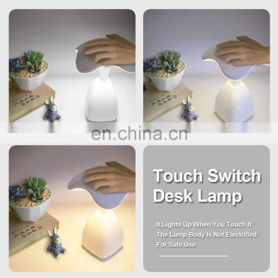 LED Charging Table Lamp Learning Eye Protection Table Light Bedroom Bedside Night Lamp