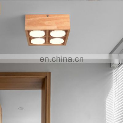 Touch Control Wood Bean Gall Lamp Light Anti Floating Table Restaurant Downlights