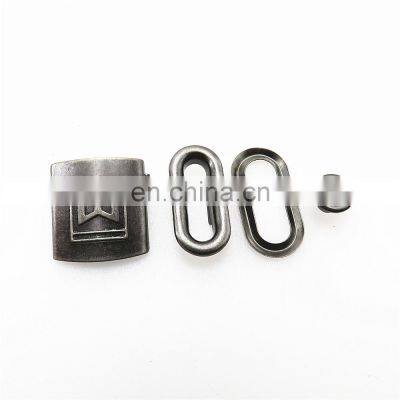 Guangdong Factory Wholesale Buckles Copper Back Strip Buckle Brass Hat Buckle For Peaked Hat photo-3