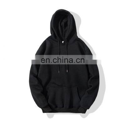 High quality hooded Hoodies for Men cotton Fabric Pullover hoodie plus size Cotton Blank Design