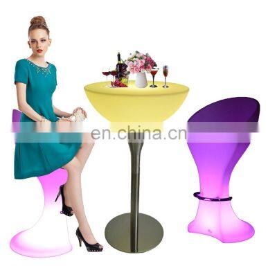 tables and chairs used for bar /Design Restaurant Nightclub Events Modern Outdoor Furniture High Bar Chair Modern Bar Stools