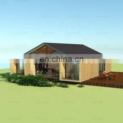 Luxury Modular 40ft Container House for Living Customized 3 Bedroom Container House Home