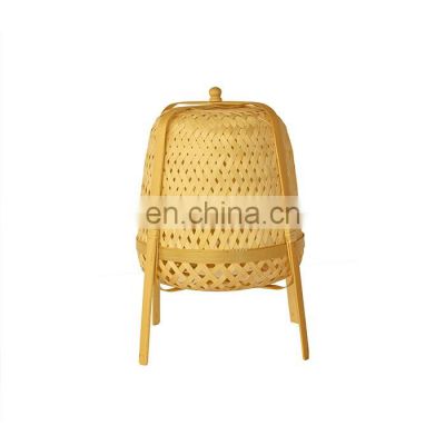 Handwoven Bamboo Table Light Woven table decor Bedroom Table Lamp indoor Decorative Room Vietnam Manufacturer