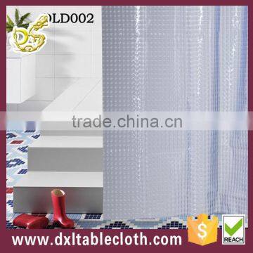 custom design PEVA shower curtain DLY001