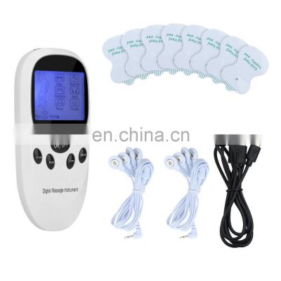 Electric Tens Unit Machine Pulse Massager Full Body Muscle Stimulator Therapy