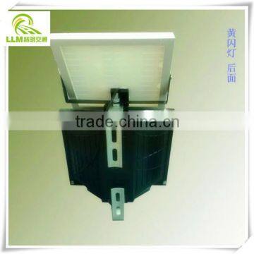 New Waterproof Anti-UV ABS Shell LED Flashing Solar Traffic Warning Light photo-3