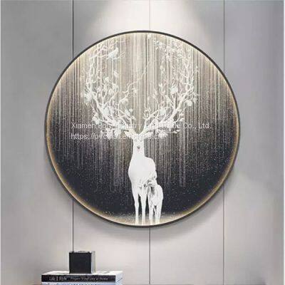 Люкс-украшение для дома печатная абстрактная живопись с животными photo-2