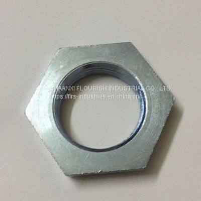 Unchamfered Hexagon Thin Nut , 4.8 6.8 Grade Thin Lock Nuts DIN Standard photo-2
