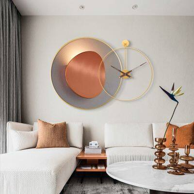 Popular fashion creative Nordic painting wall art decorative wall clock