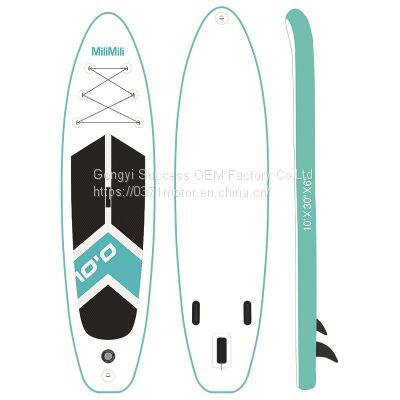 SUP Inflatable Stand Up Paddle Board SupBoard Surfing with Backpack leash pump waterproof bag fins